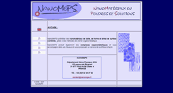 Desktop Screenshot of nanomeps.fr