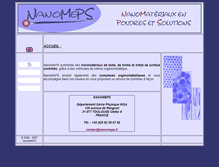 Tablet Screenshot of nanomeps.fr